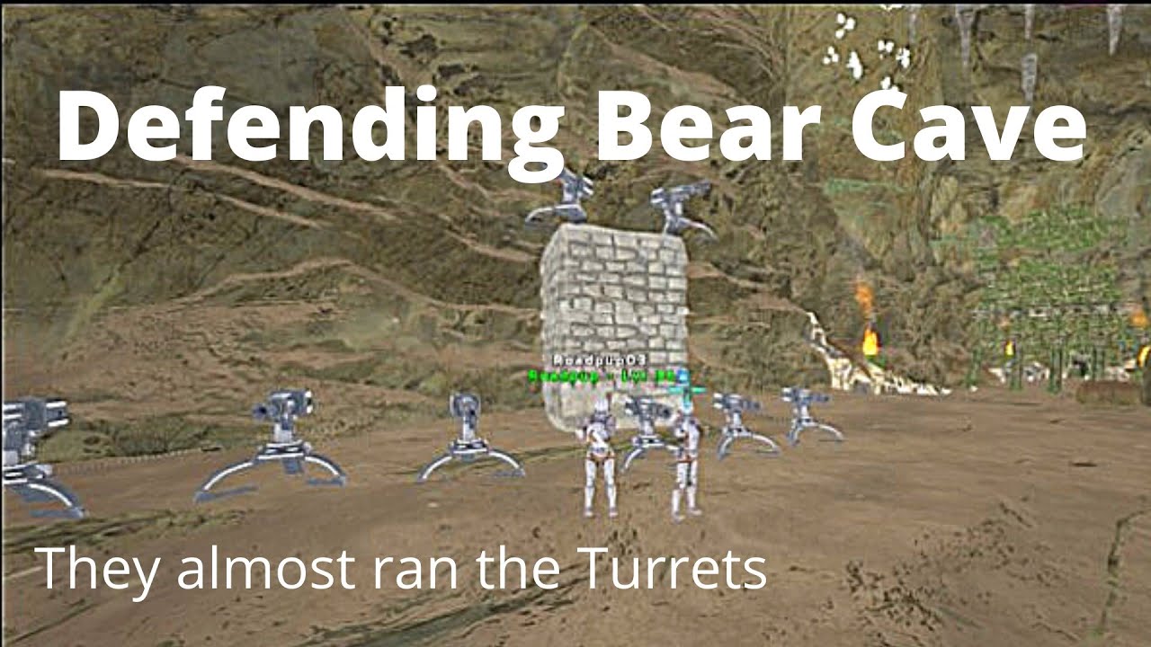 Defending Bear Cave Duo! Lego my Stego ep4 Ark pvp