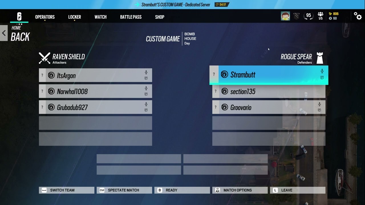Attempting to play Rainbow 6 Siege with friends (Fail)