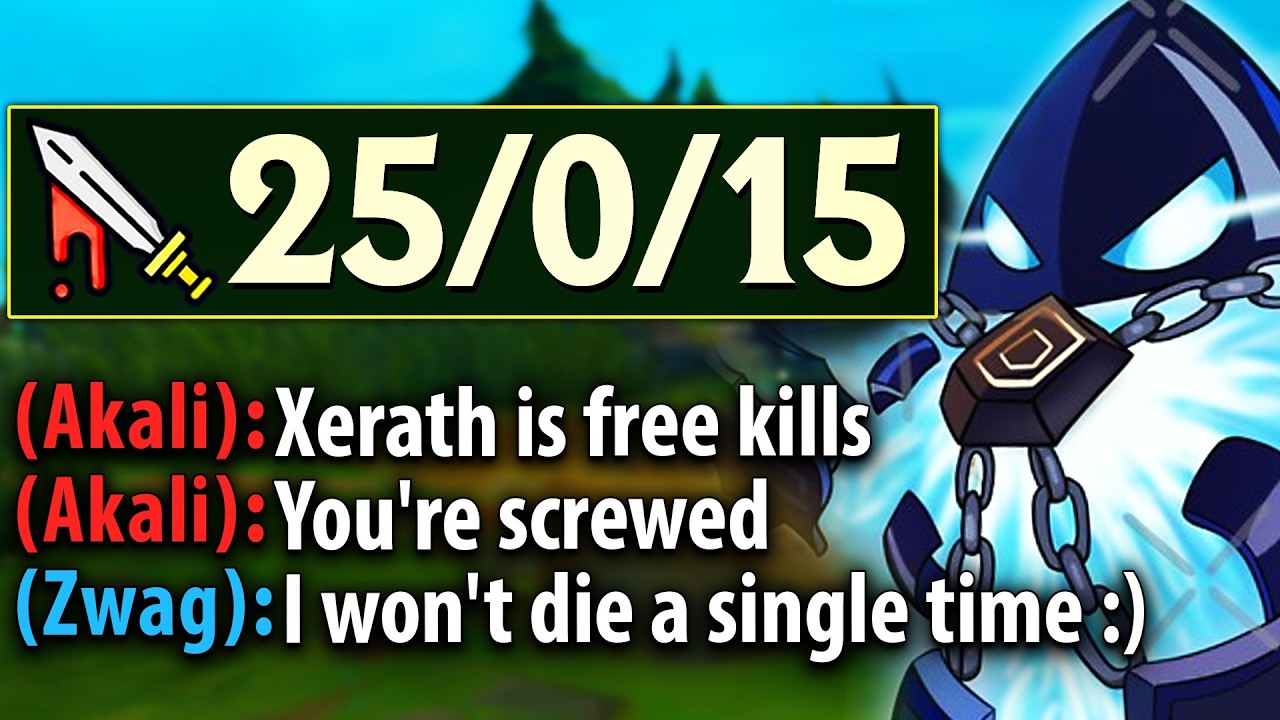 This Akali tried to counter pick me... but I'm the Rank 1 Xerath so I carry