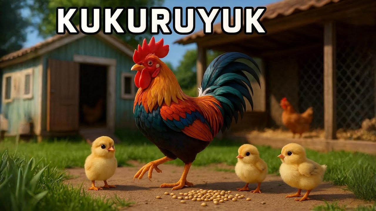 Kukuruyuk Begitulah Bunyinya 🐔 | Lagu Anak Anak Populer | Lagu Ayam Dan Binatang