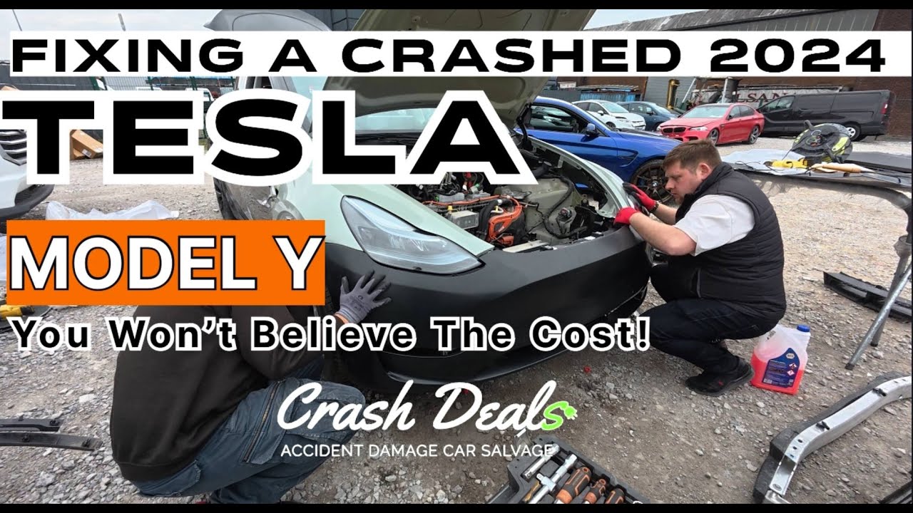 Fixing a Crashed 2024 Tesla Model Y &mdash; You Won&rsquo;t Believe the Cost!