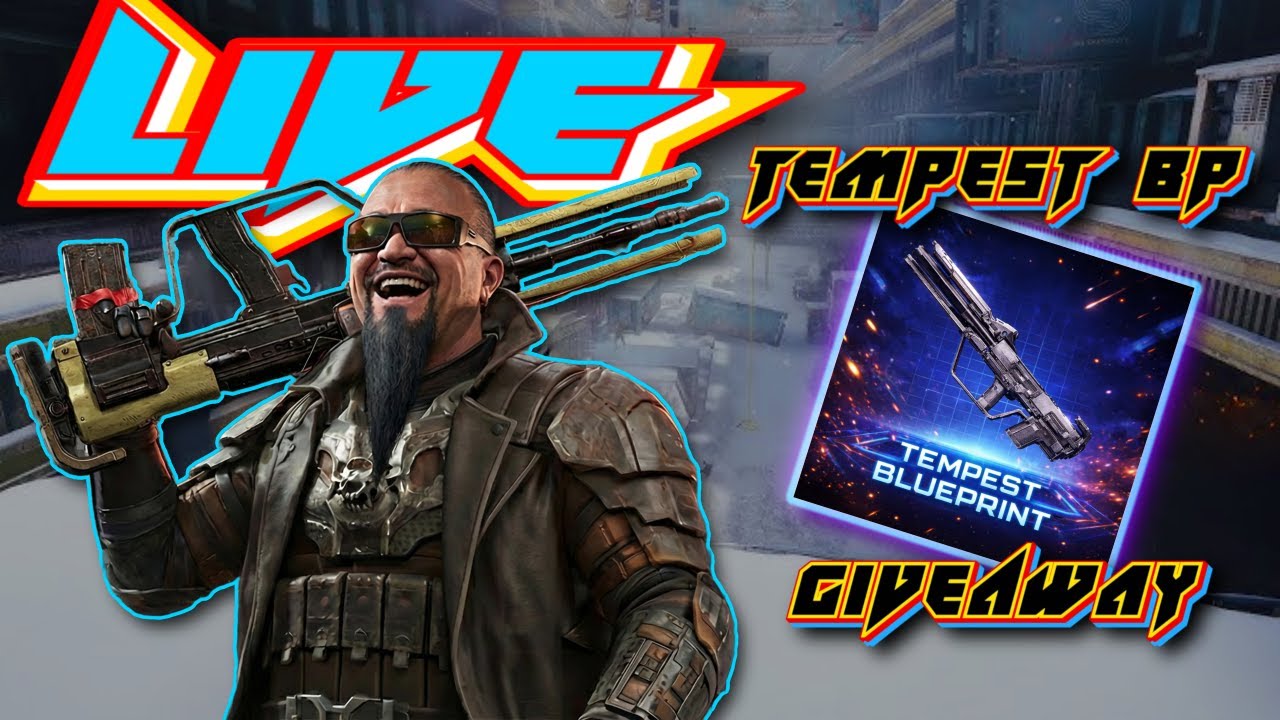 Tempest Blueprint Giveaway! | Race to Cantina Legend | New Channel Rebranding