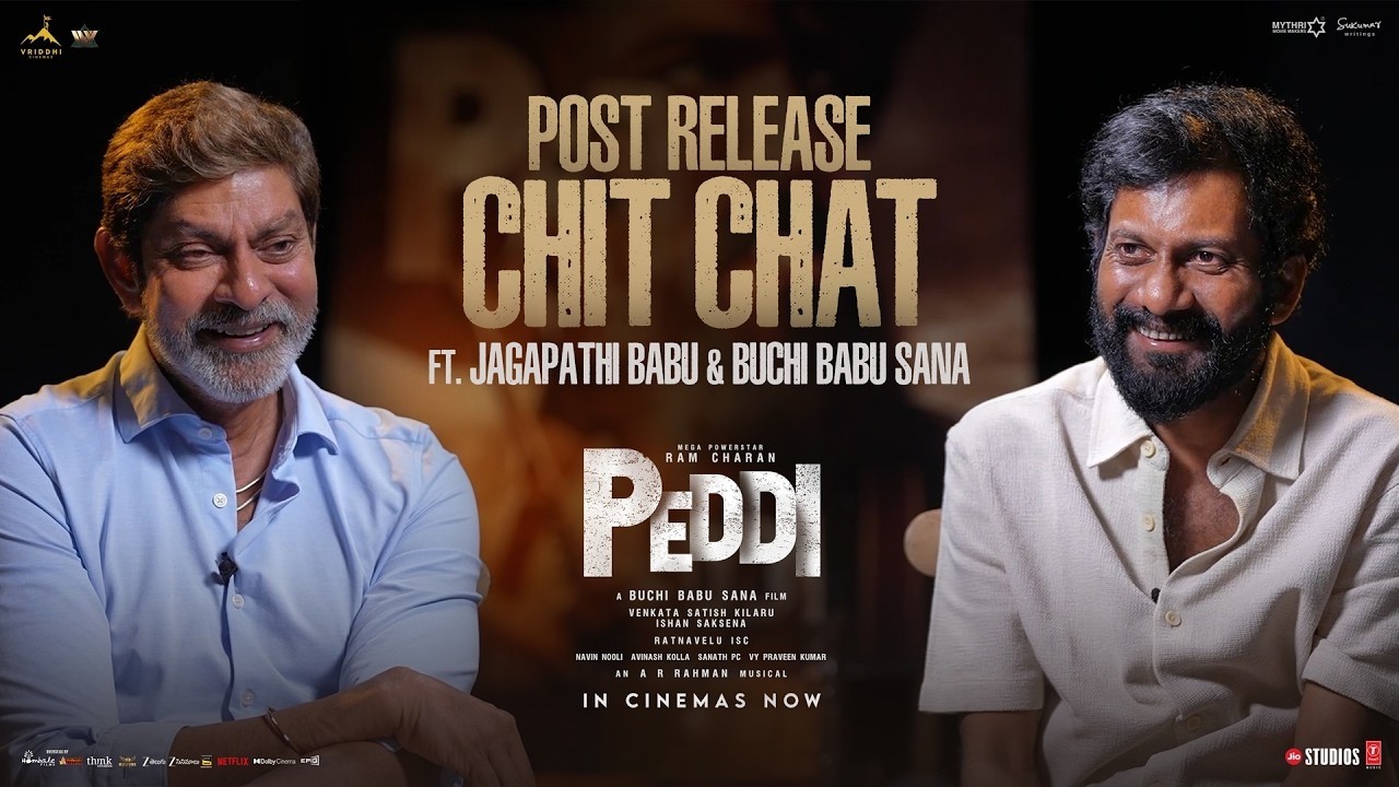 Jagapathi Babu and Buchi Babu Interview | #Peddi Post Release Chit Chat | Ram Charan, Janhvi Kapoor