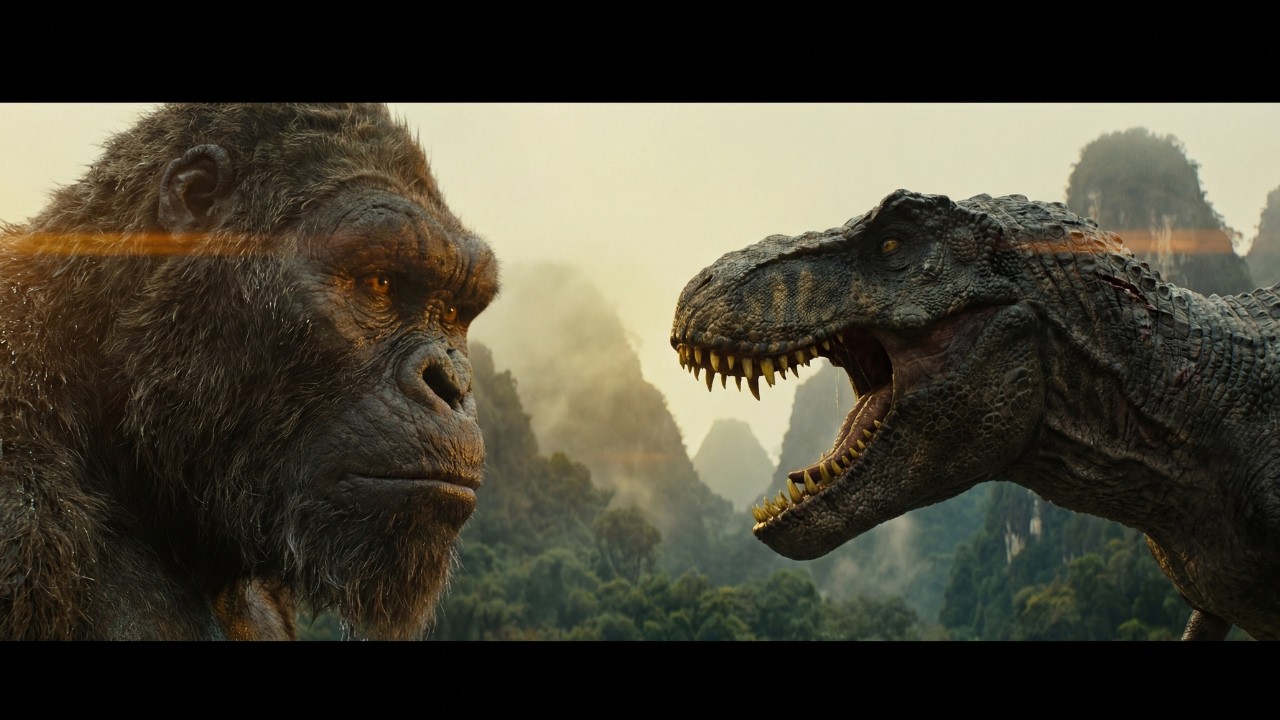 KONG vs T-REX: Primal Battle | 4K Cinematic  Film