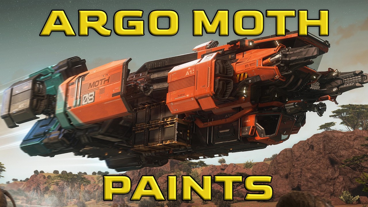 Star Citizen - ARGO MOTH Paint Showcase 4K