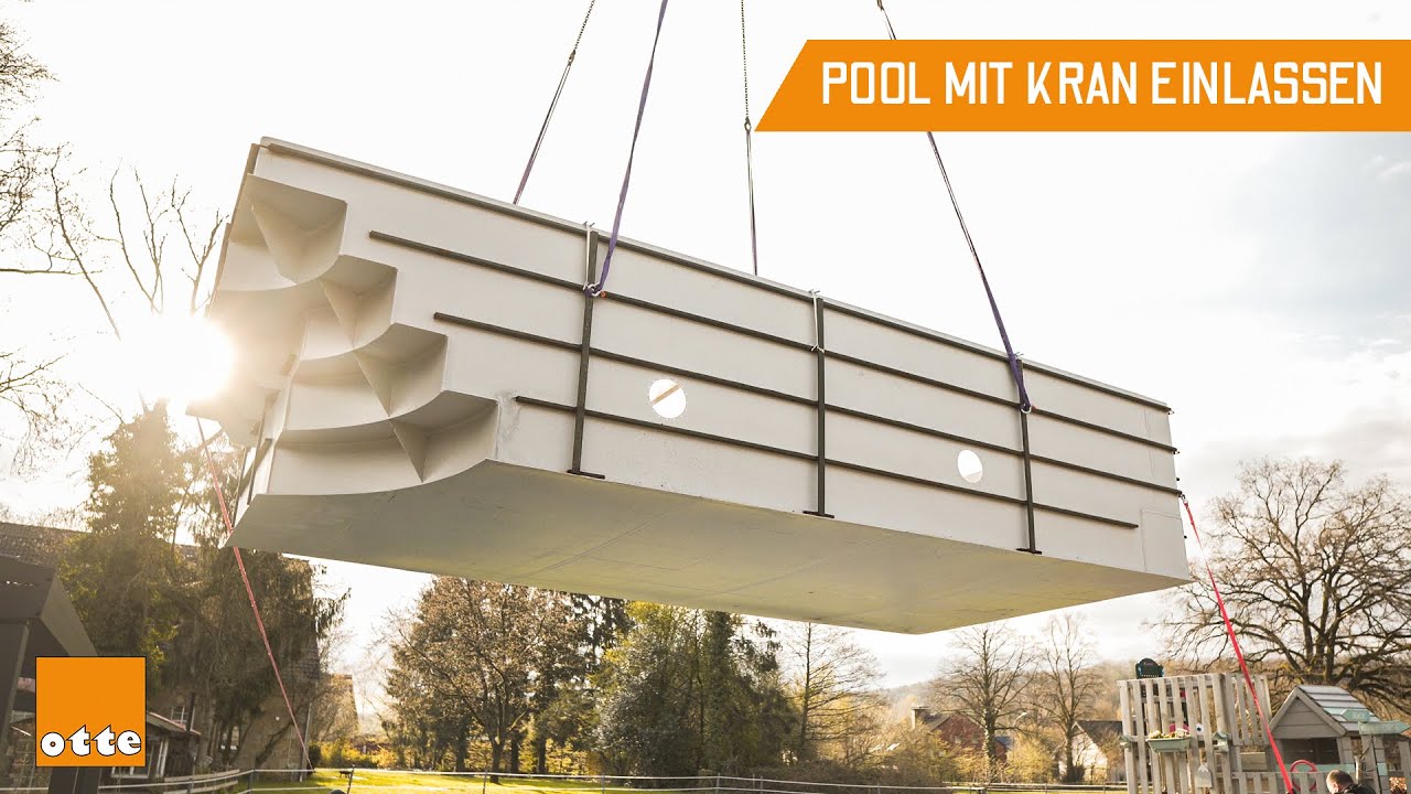 Der Pool kommt ins Loch! | Poolbau Teil 3 | Otte Freizeit
