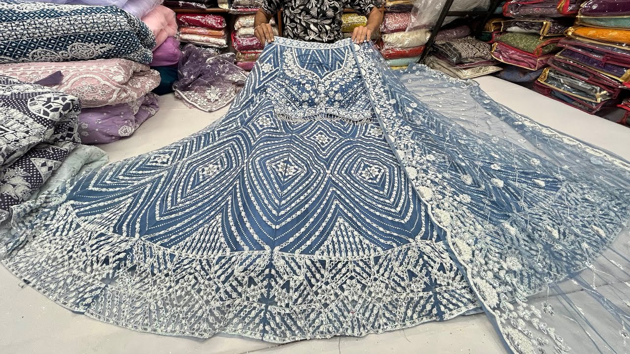 Chickpet Bangalore wholesale price party wear Lehenga collection Christmas offer Aradhana garment 