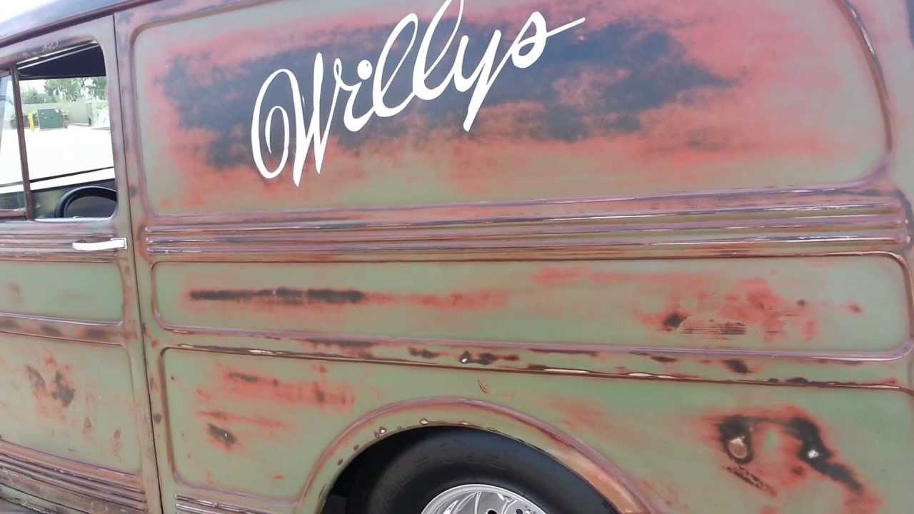 1948 willys pro street rat rod panel