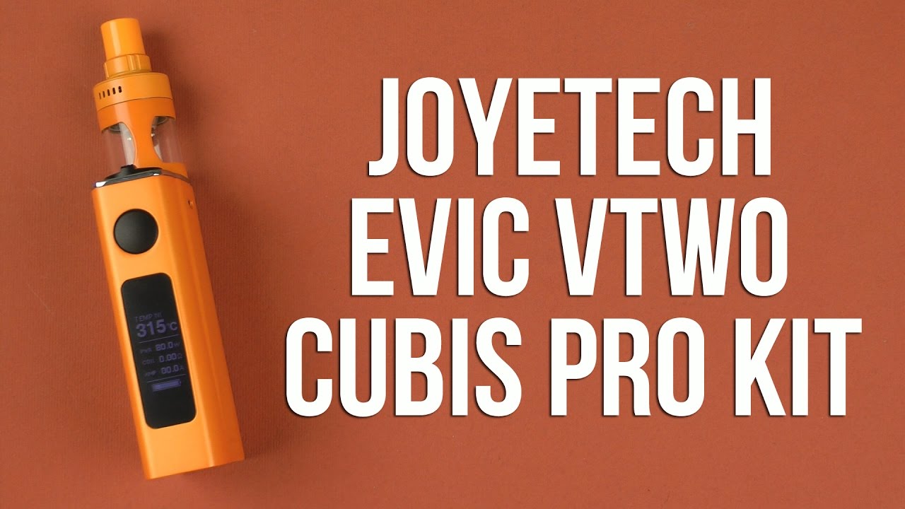 Распаковка Joyetech eVic Vtwo Cubis Pro Kit Orange