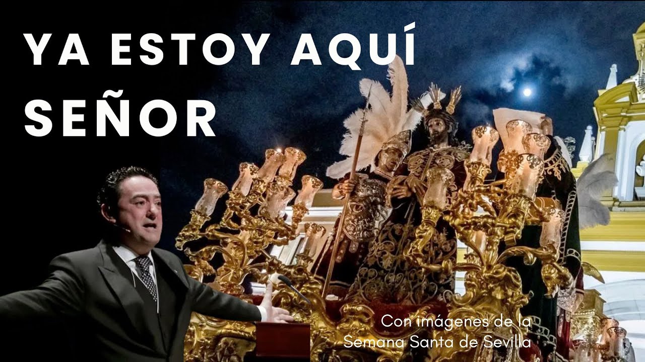 Rafa Serna a su Cristo de la Sentencia (diálogo cofrade)