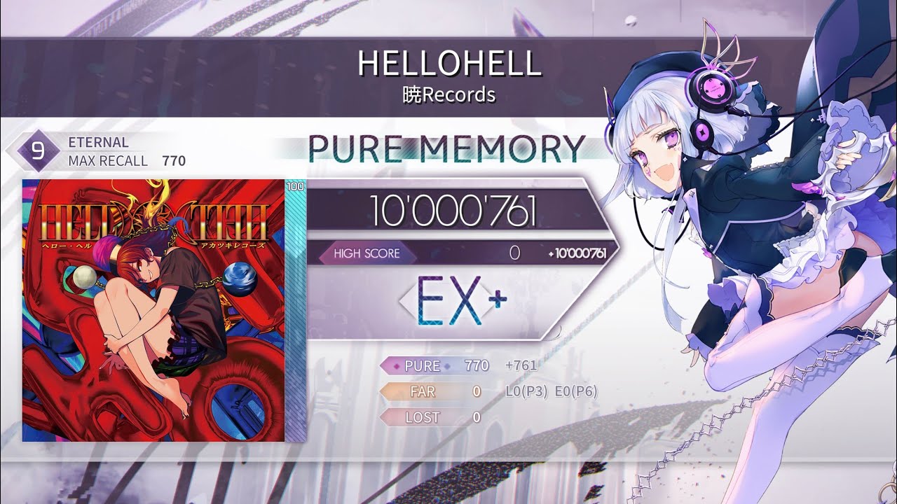 [Arcaea] HELLOHELL Eternal 9 PM 10’000’761pts (Max -9)