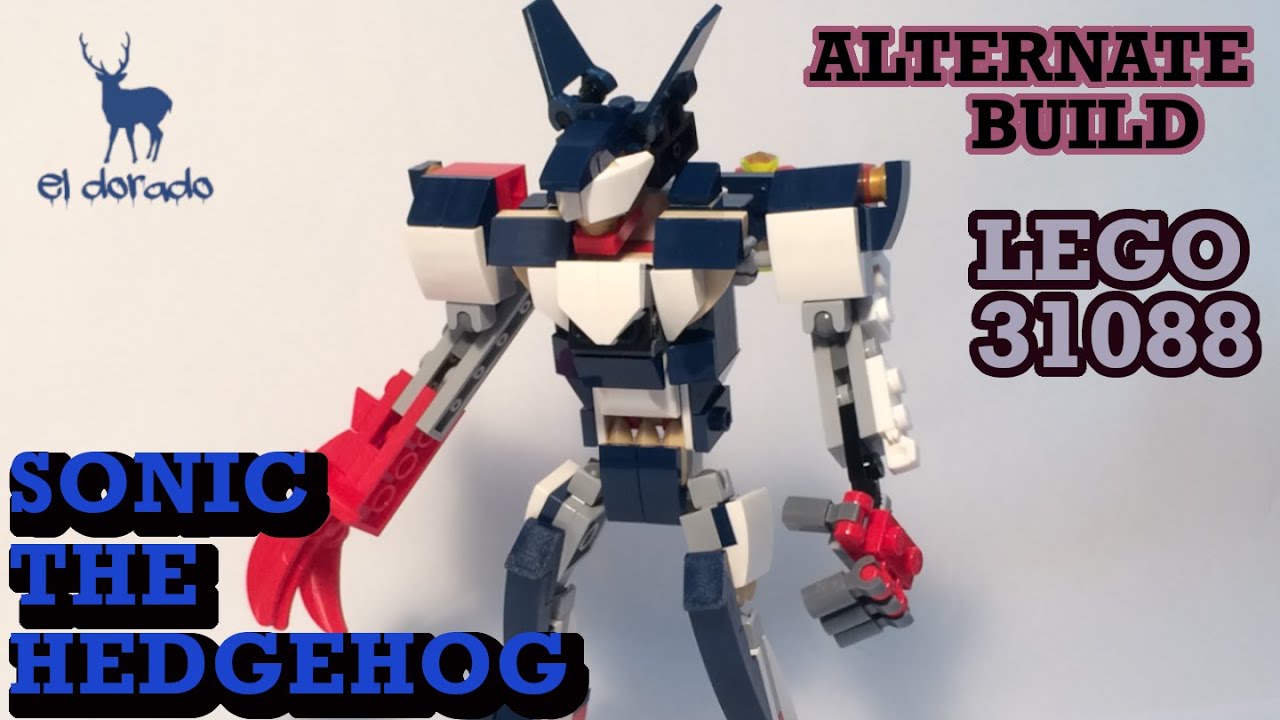 LEGO CREATOR 31088 Alternate Build  - Sonic Mech in Deep Sea Creatures SpeedBuild - Construction Toy