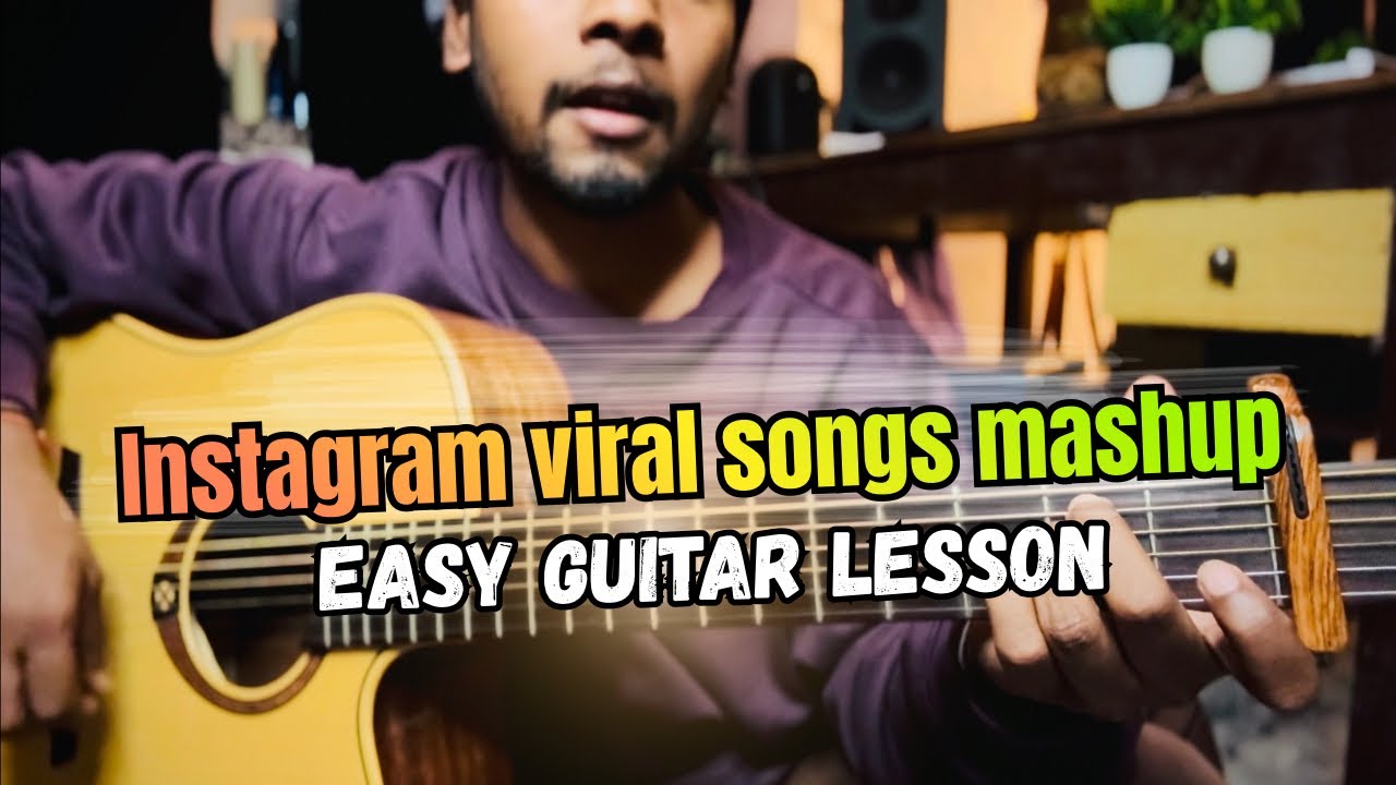 ⭐3 Chords Mashup Guitar Tutorial | Easy Beginner Guitar Lesson