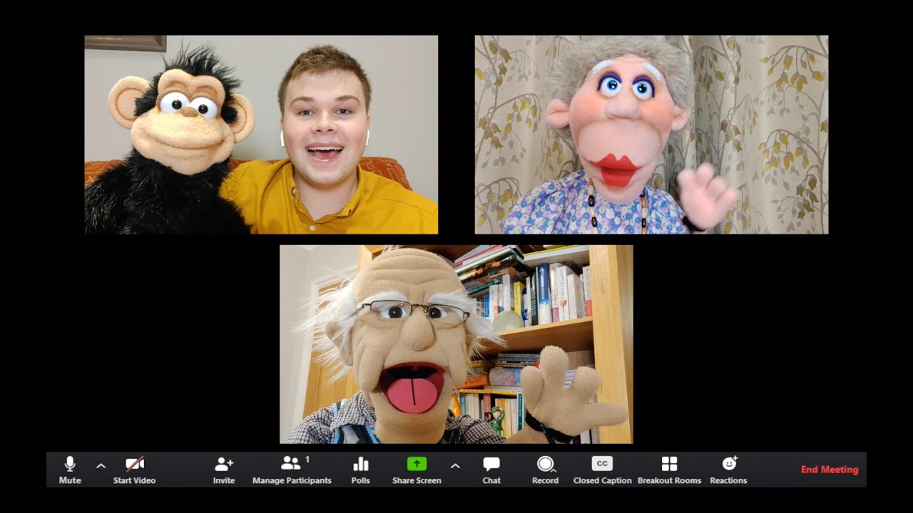 Unexpected guest joins our Zoom call!!