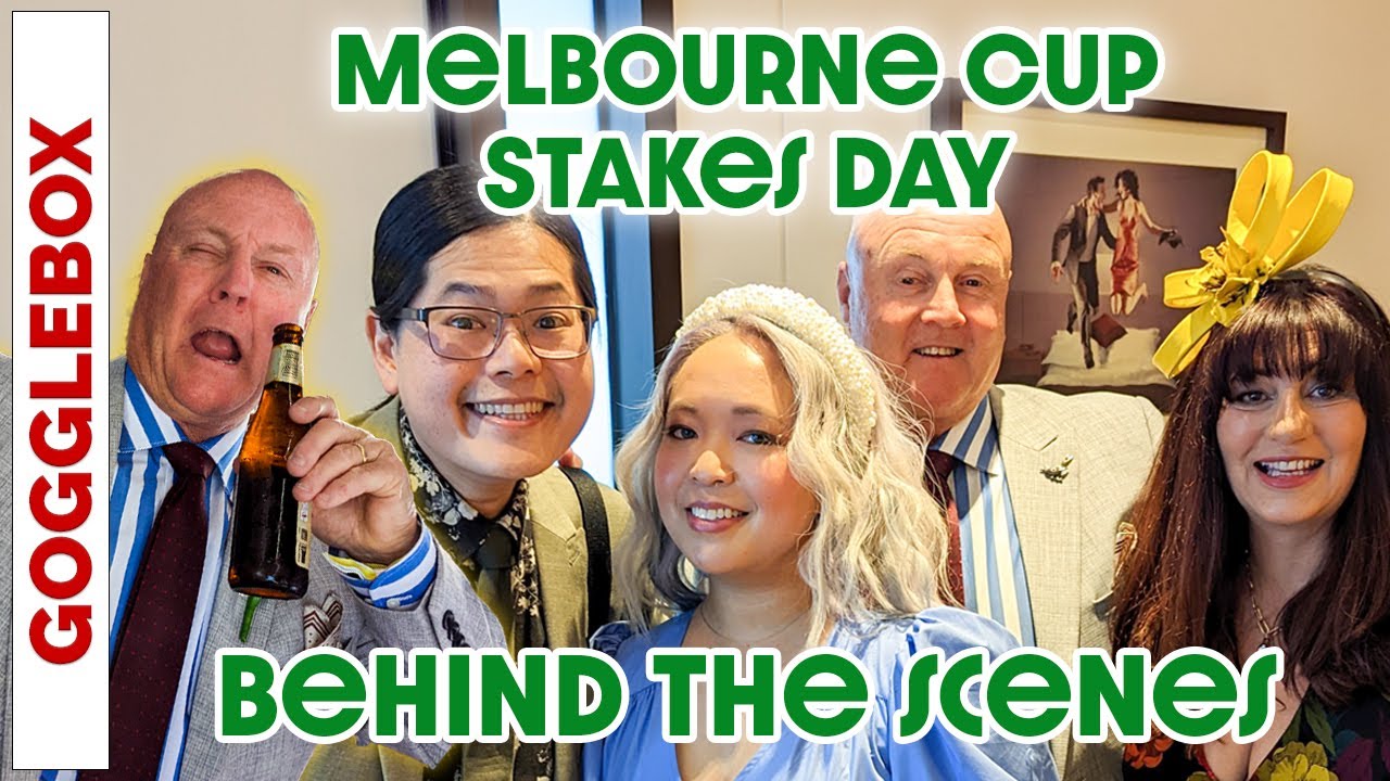Gogglebox Australia at Stakes Day BTS