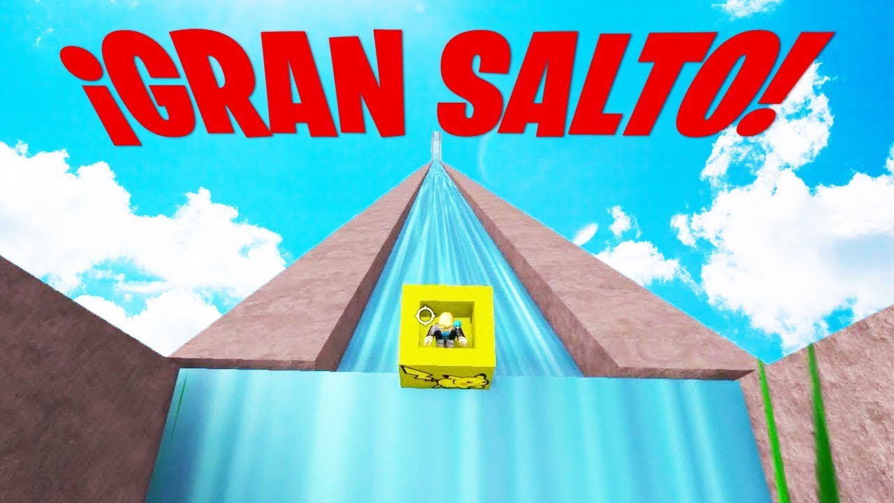 ¡LA MEJOR CARRERA DE CAJAS EN EL TOBOGÁN GIGANTE DE ROBLOX! 😂🚽 MIKECRACK ROBLOX  #31