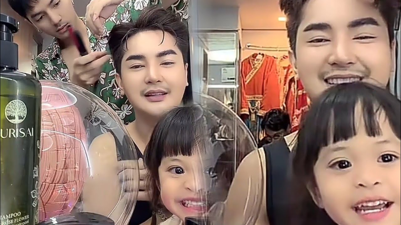 พี่พลอยเก่งมาก ช่วยพ่อบอยขายของ #น้องพลอยน้องเพชร 