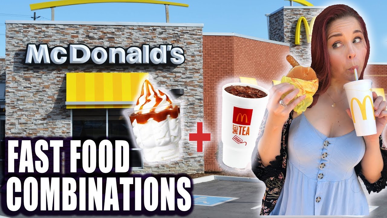 TRYING WEIRD MCDONALDS FOOD COMBINATIONS