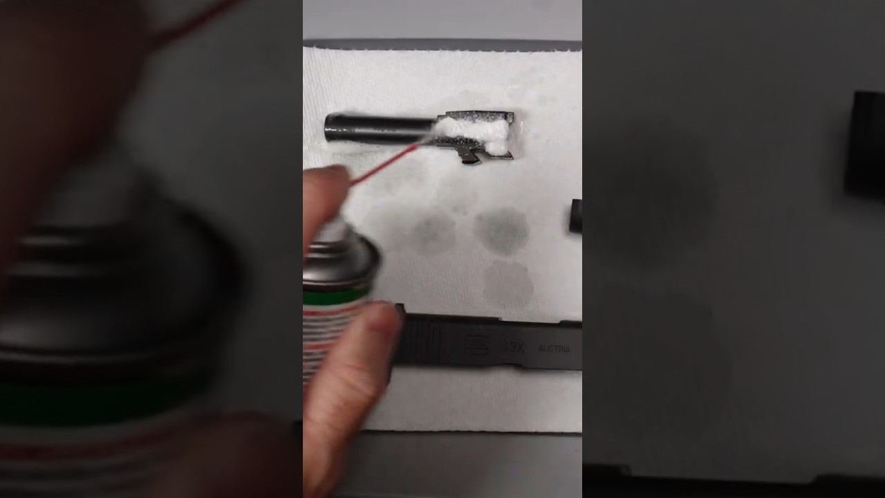 Используйте Ballistol для быстрой очистки вашего GLOCK