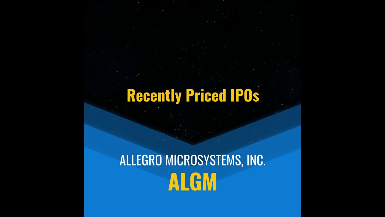 Recently Priced IPO - ALGM