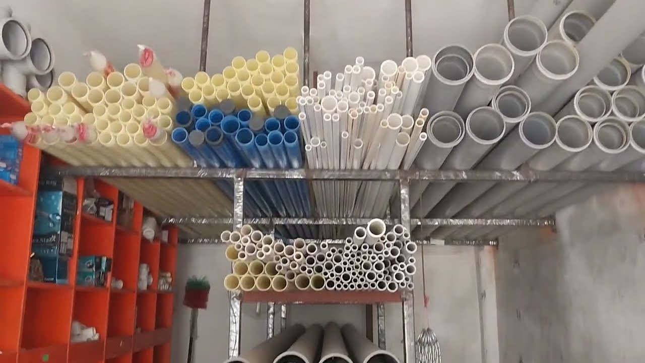 goldey plumber The water solution  new pipe  rack #hardware #plumbingvideos