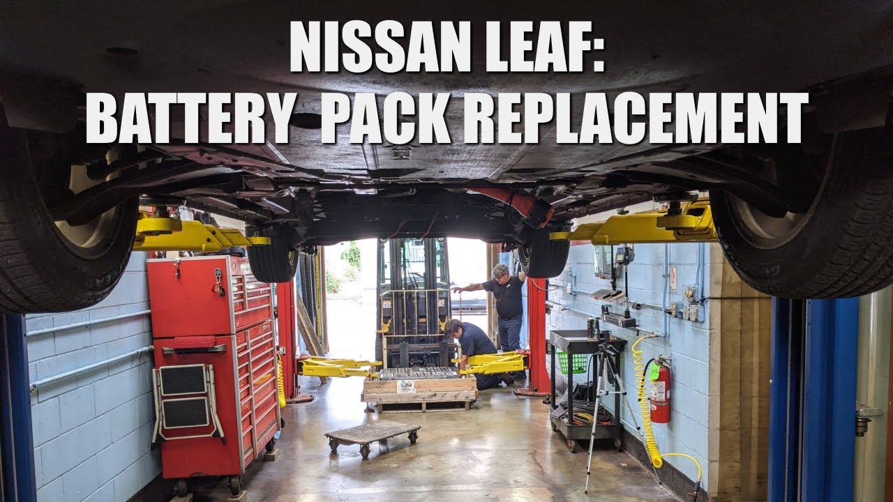 Nissan LEAF 24 kWh Battery Upgrade at Leo and Sons EV Experts in Massachusetts