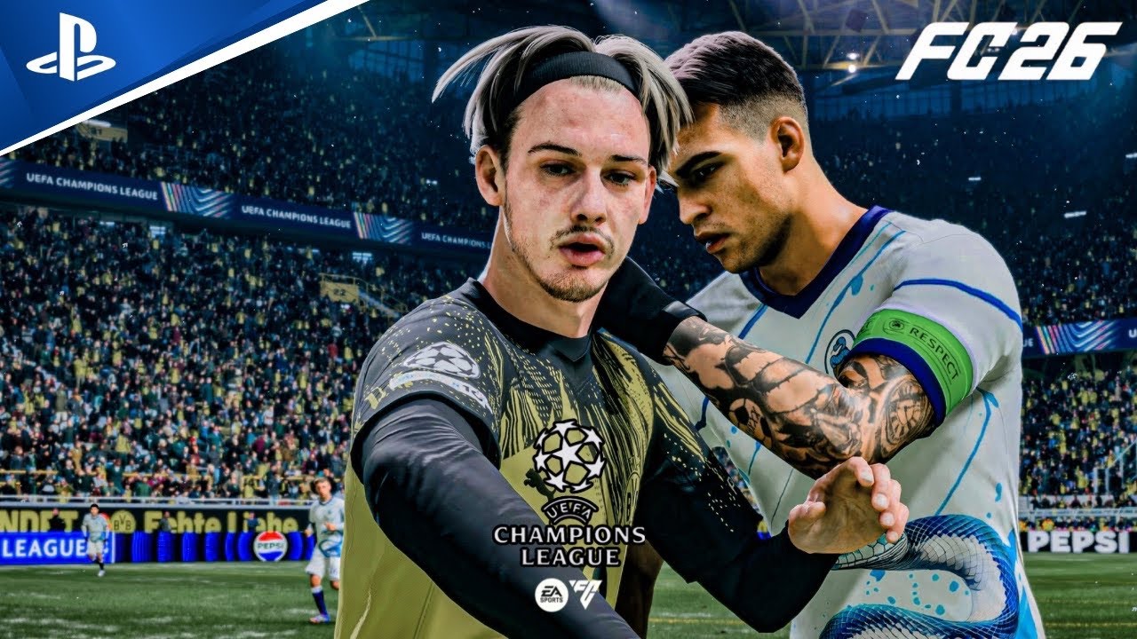 FC 26 - Borussia Dortmund vs Inter Milan ft. Brandt, Martinez | UEFA Champions League 25/26 | PS5™