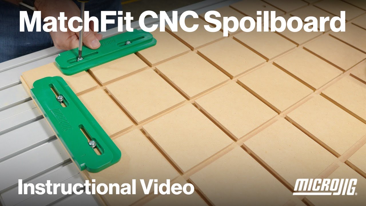 MatchFit CNC Spoilboard | Обучающее видео