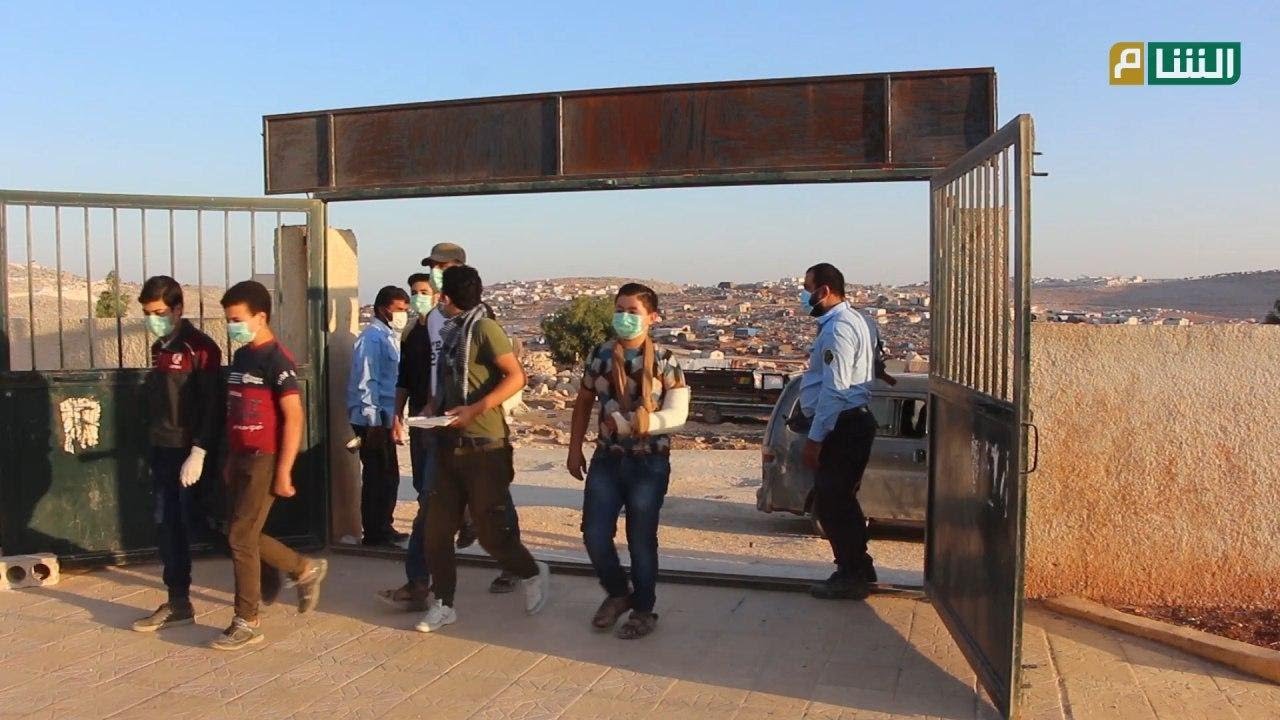 مخفر شرطة مورك يؤمن حراسة مراكز الامتحانات في مخيمات ديرحسان وكفرلوسين