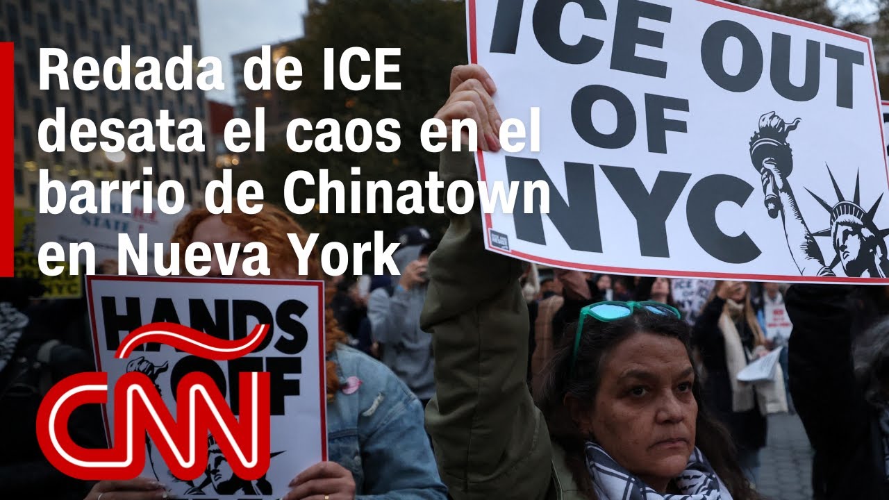 Redada de ICE desata el caos en el barrio de Chinatown en Nueva York