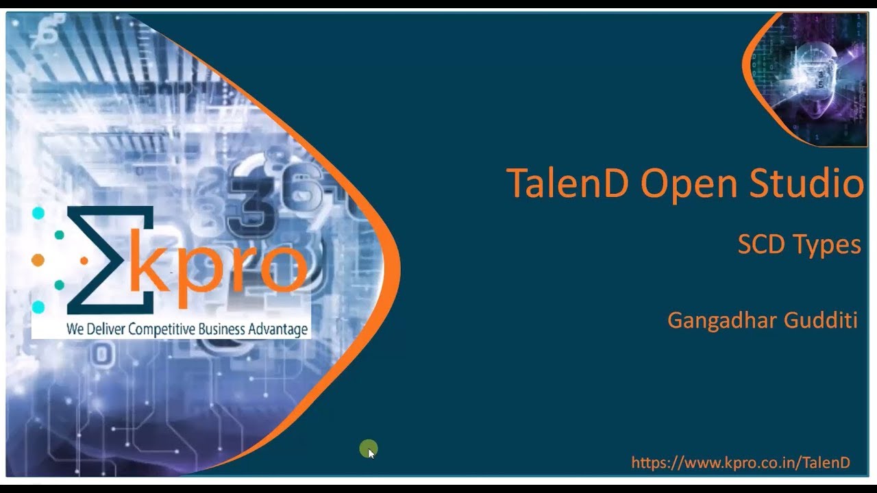19. Handling Slowly Changing Dimensions in Talend