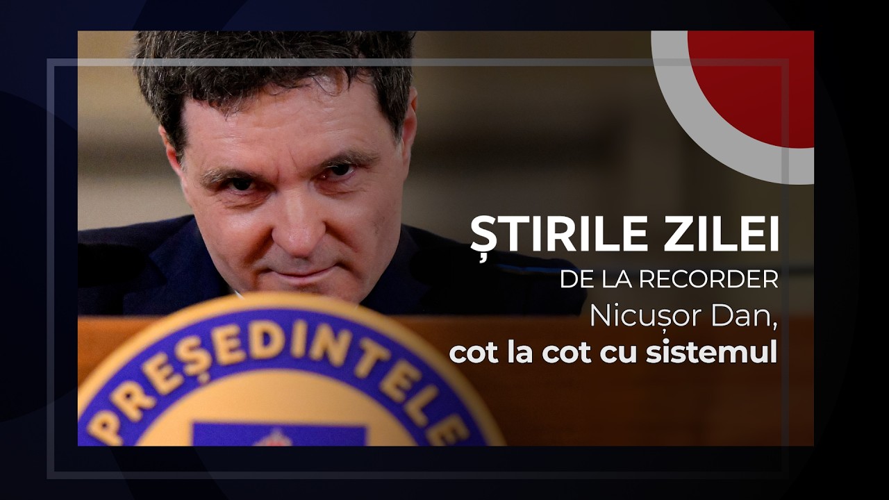 9 APRILIE 2026. Nicușor Dan, cot la cot cu sistemul