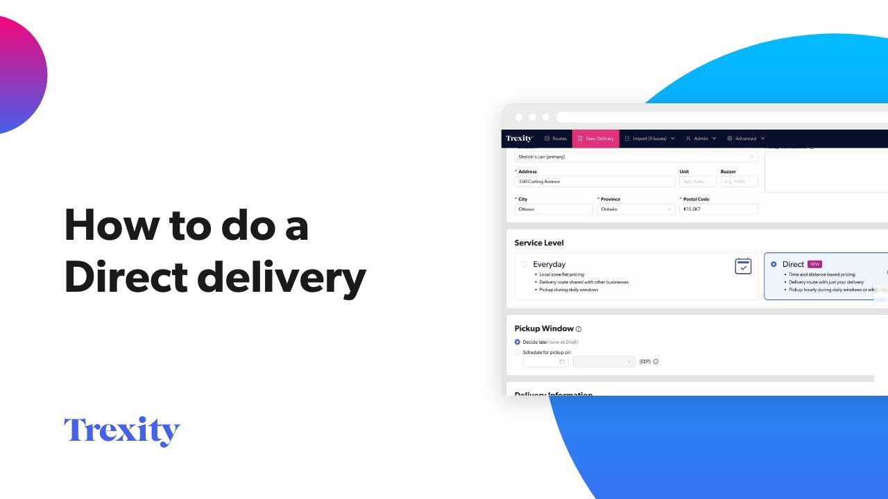 How to. Delivered: How to do a Direct delivery
