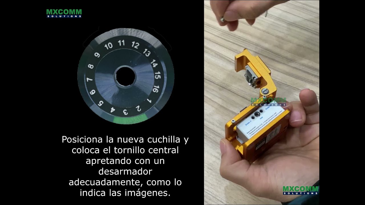 MXCOMM | Cambio de cuchilla para Cortadora Signal Fire S09