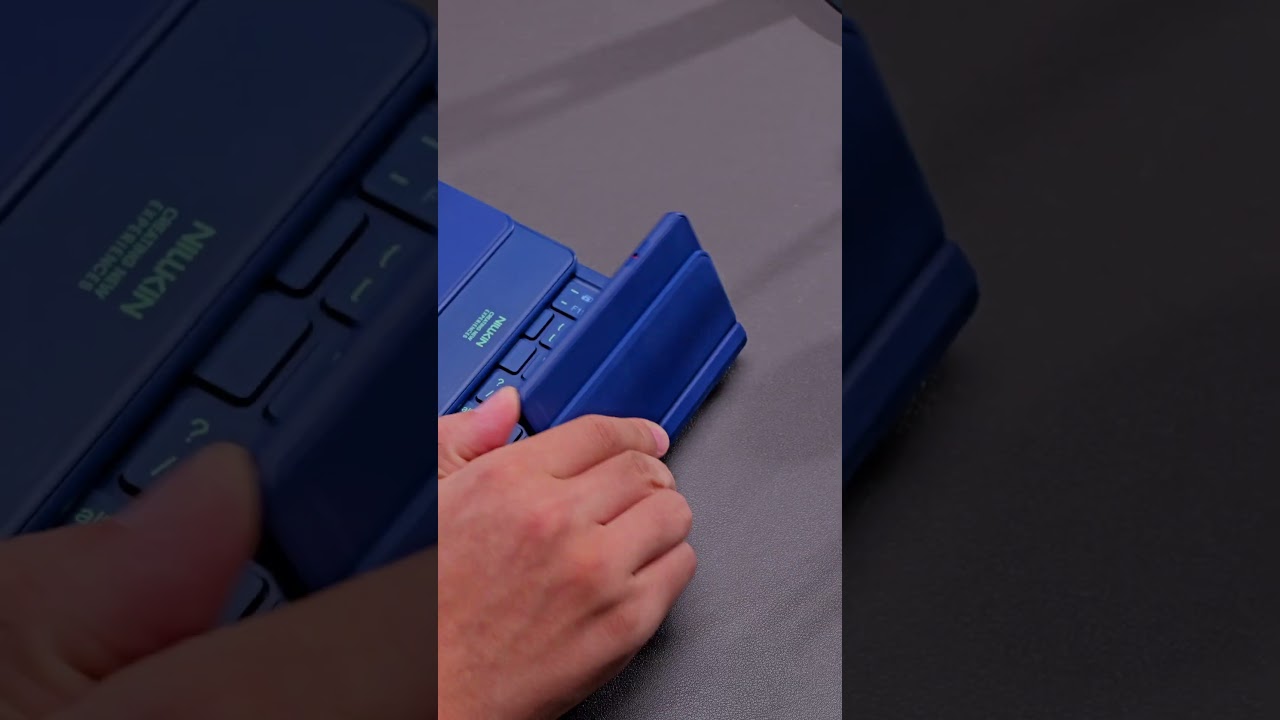 🔵 New Blue Foldable Keyboard | Pocket-Sized, Big Productivity