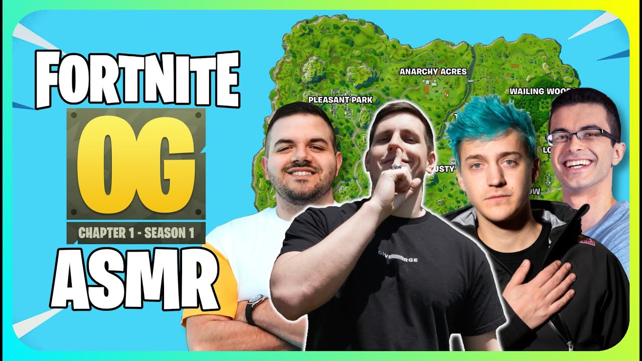 (ASMR) Победа OG Fortnite с игроками Fortnite OG (Ninja, CourageJD, Nick Eh 30)