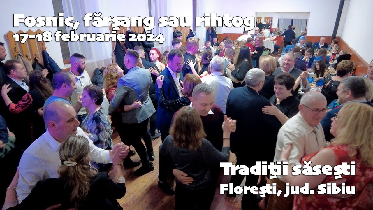 Fosnic, fărșang sau rihtog în Florești (Felsendorf sau Felța) | jud. Sibiu februarie | 2024
