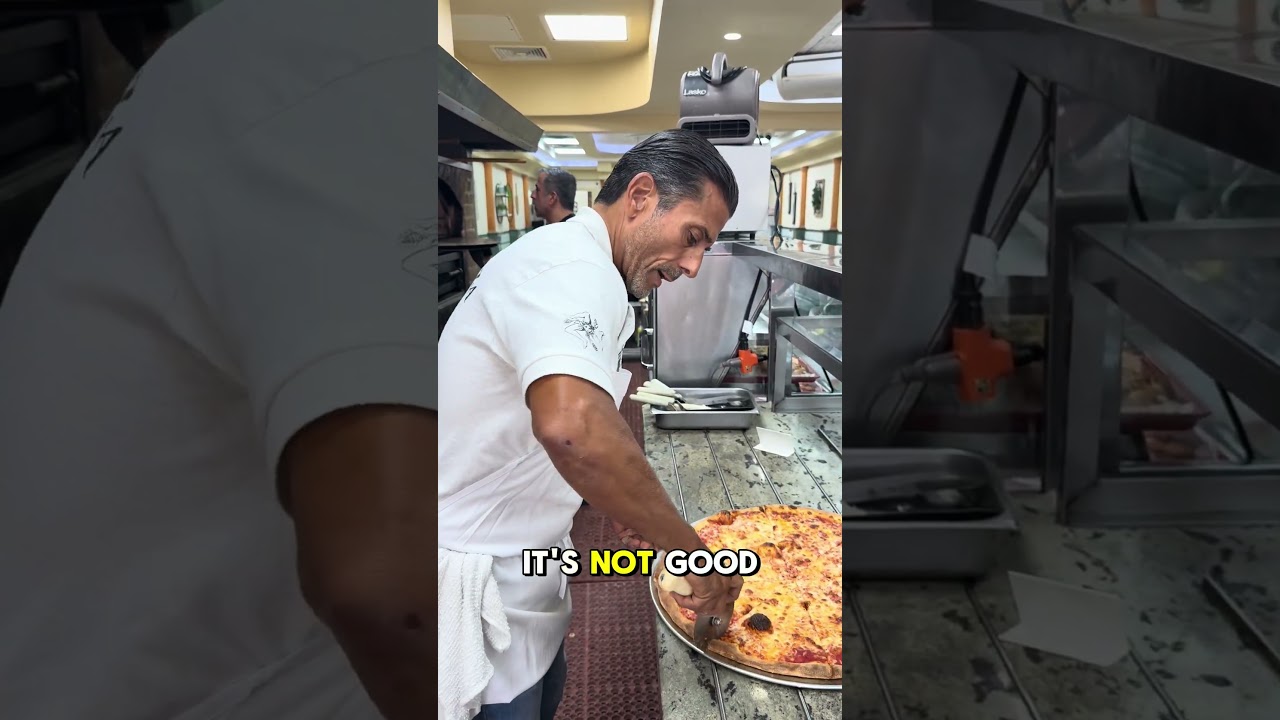 This is the way a pizza should be cooked! 🍕💯