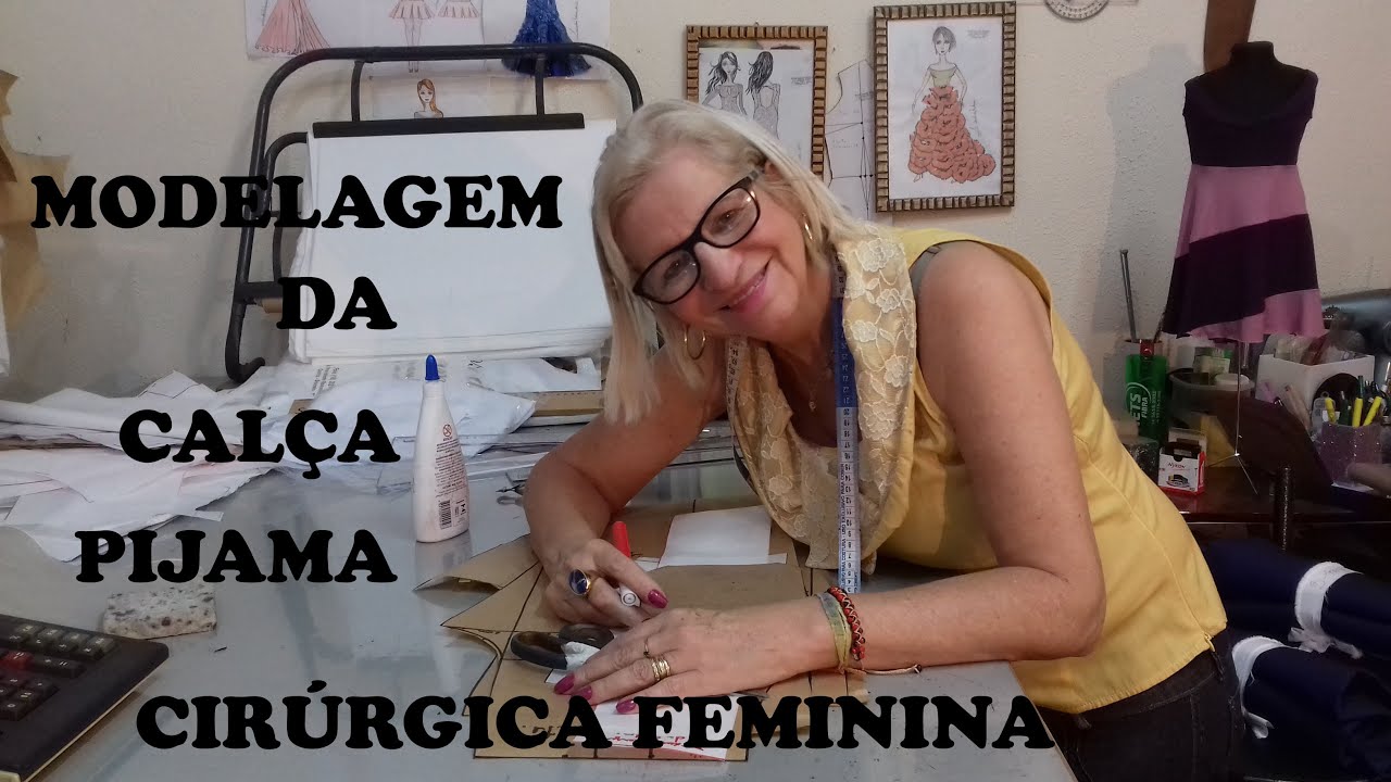 Passo a Passo, Modelagem Base da Calça Cirúrgica Feminina