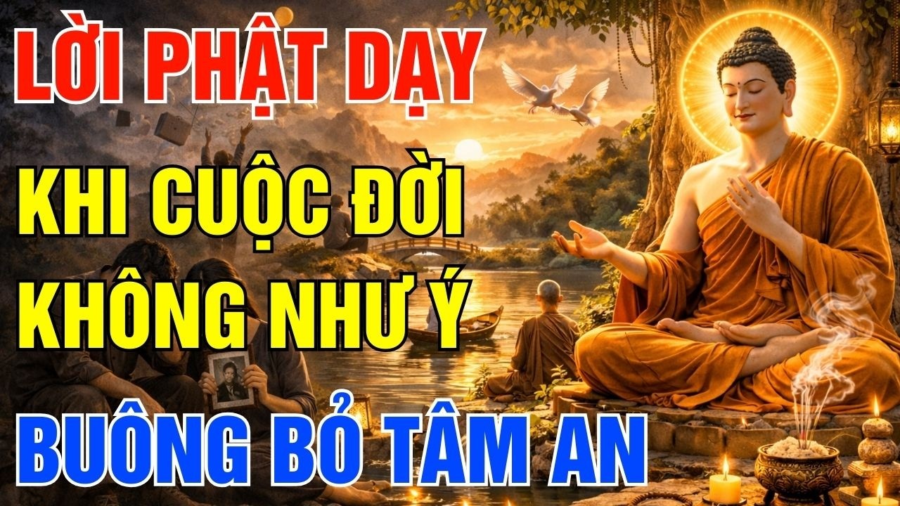 Khi Cuộc Đời Không Như Ý Học Cách Buông Bỏ Để Tâm Bình Yên, Hạnh Phúc| Lời Phật Dạy Mỗi Ngày
