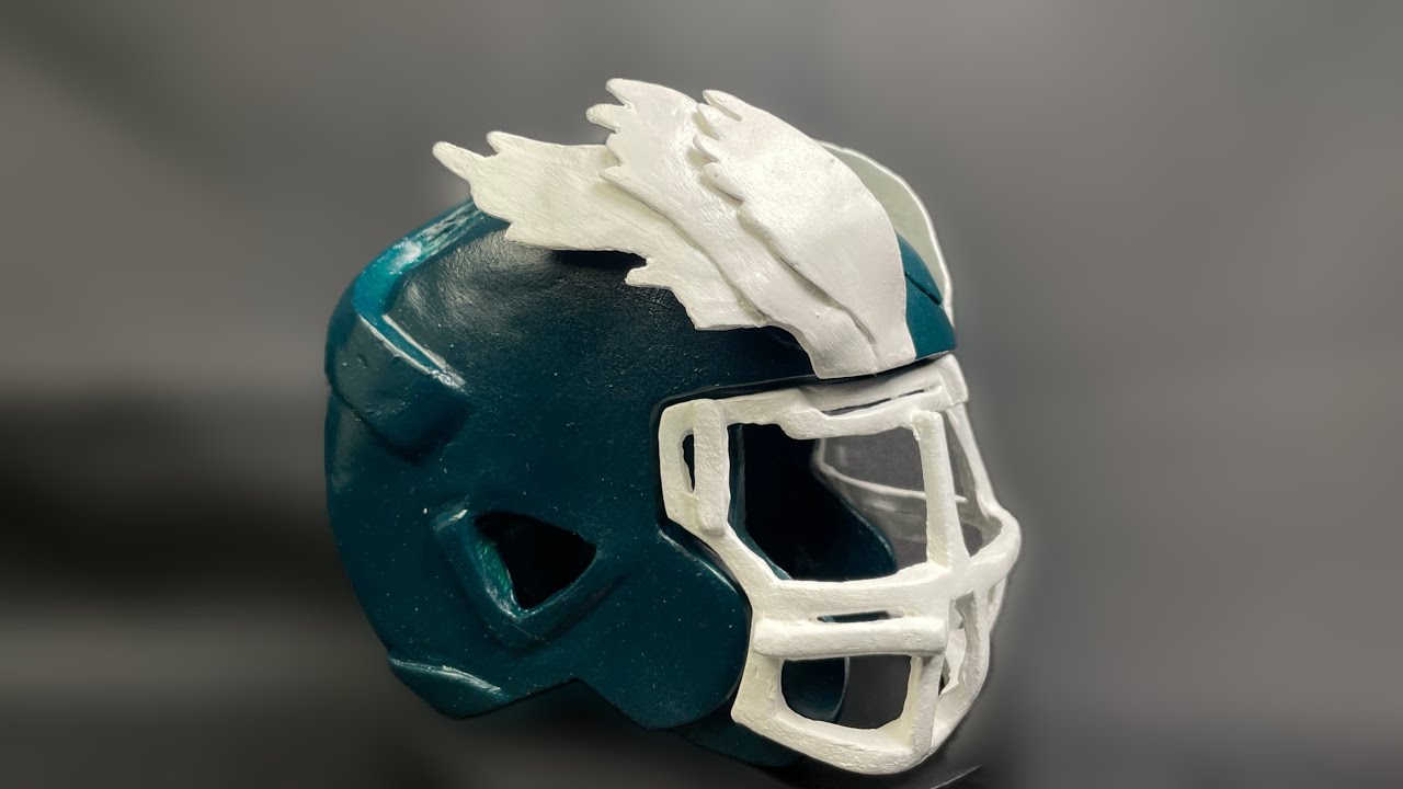 I made a Eagles helmet with a 3D pen