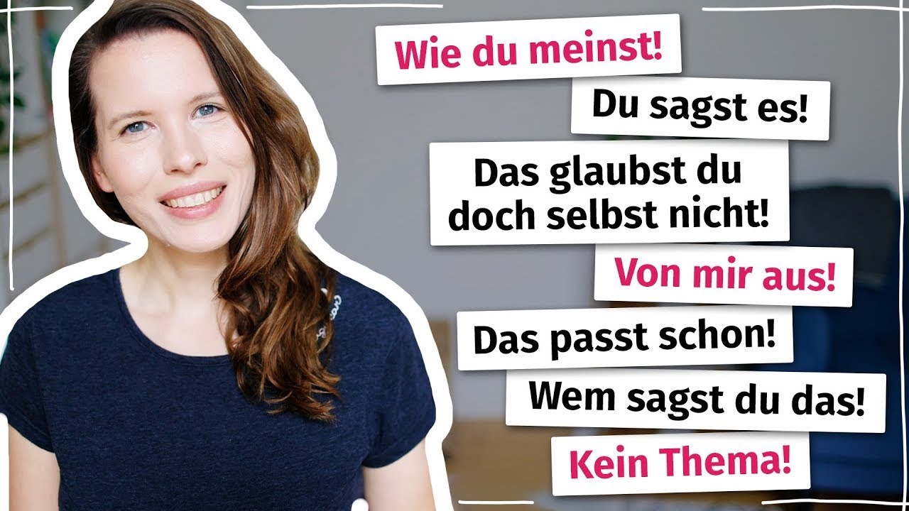 Antworte wie ein Muttersprachler! „Von mir aus“, „Wie du meinst“, „Das passt schon“ und mehr