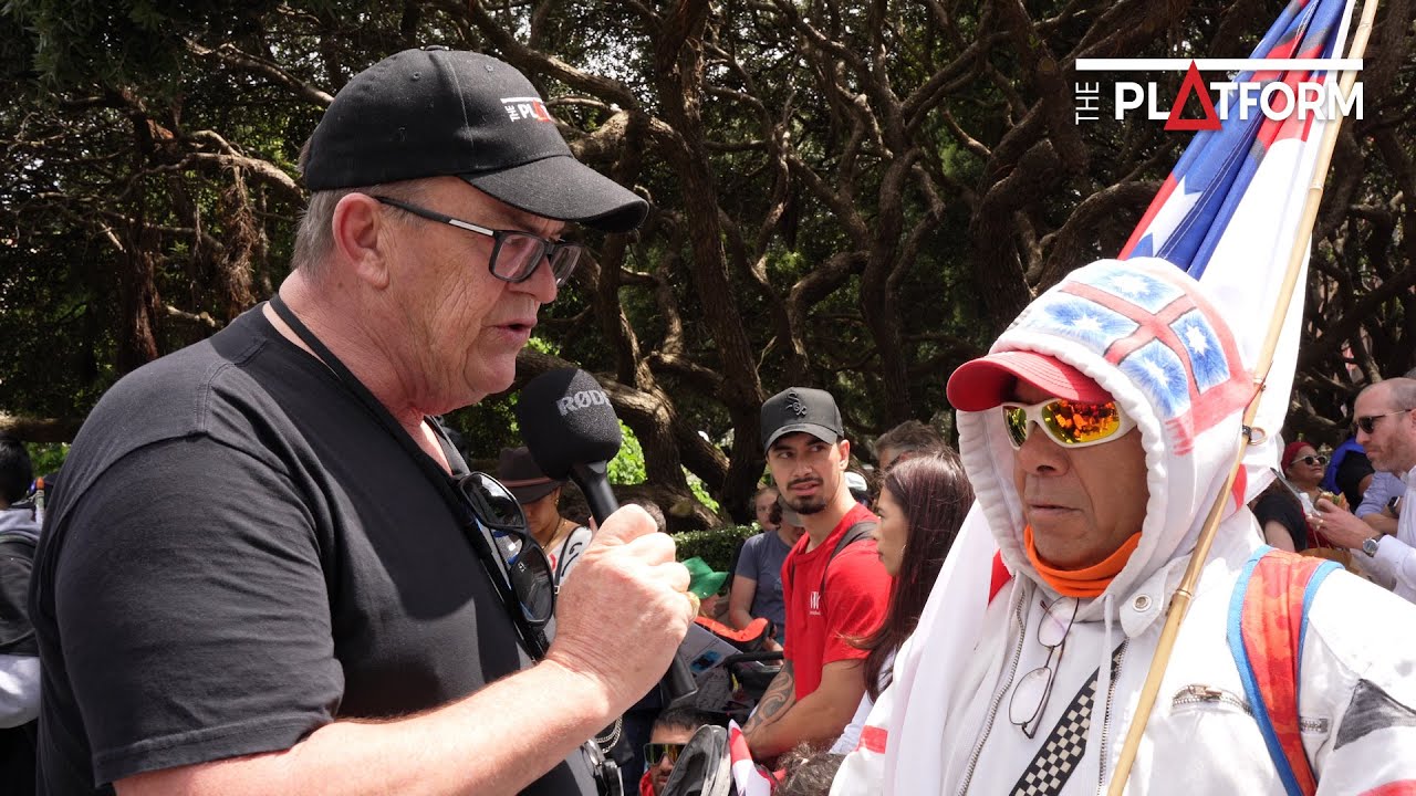 Sean Plunket Interviews Protesters At The Hīkoi