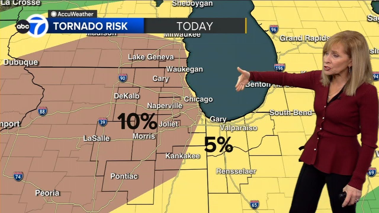 Прогноз погоды ABC7 AccuWeather для Чикаго: четверг, среда, 2 апреля 2026 г.