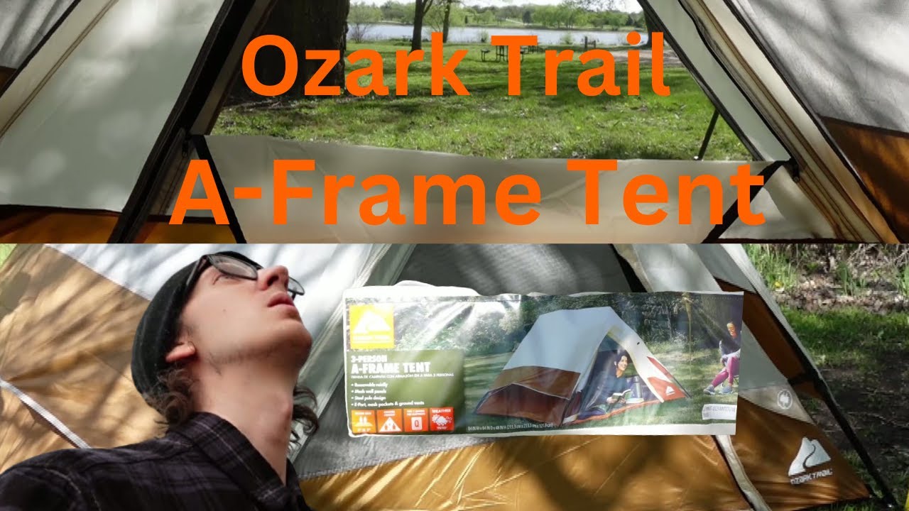 Трехместная палатка Ozark Trail с А-образным каркасом