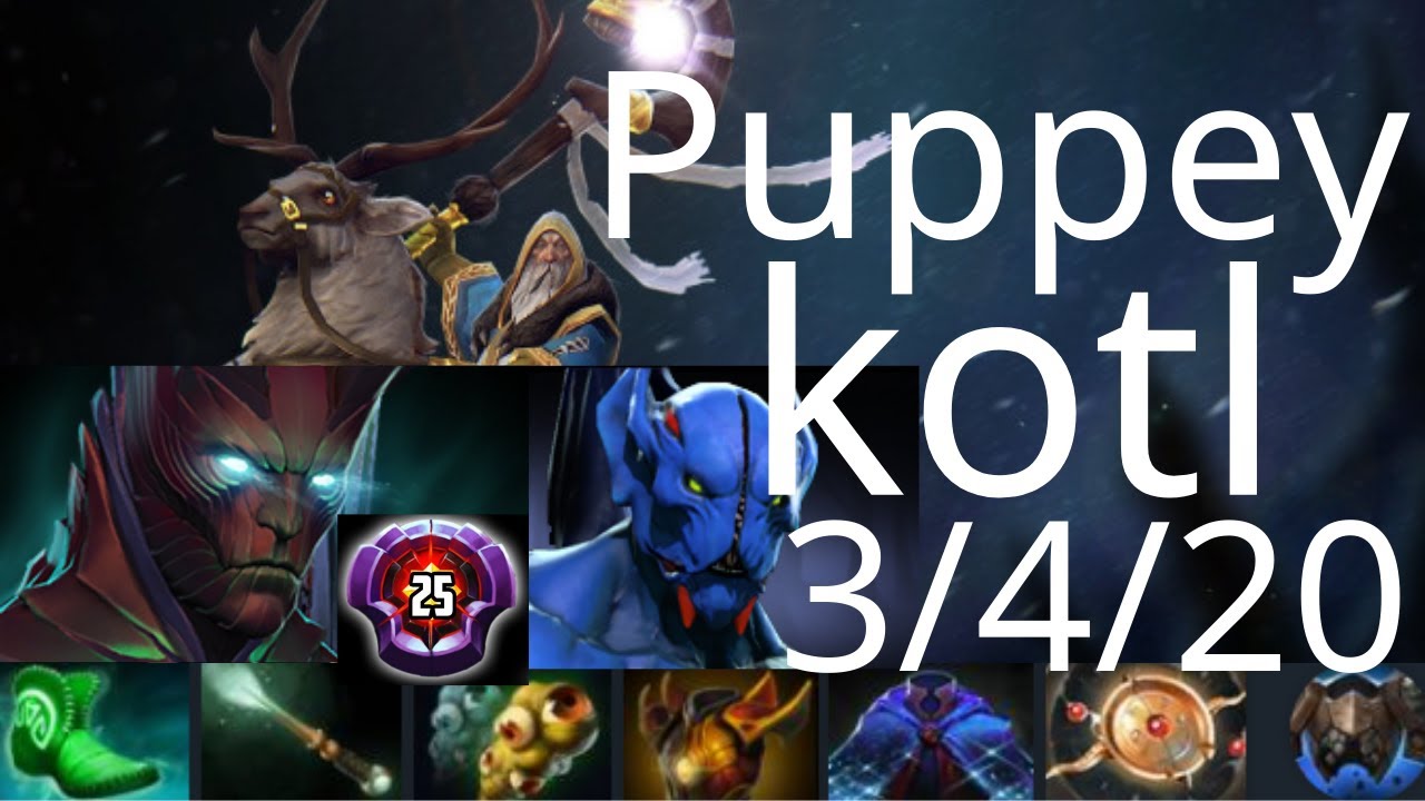 Puppey Keeper of the Light vs Night Stalker, Faceless Void - flaming! - dota2