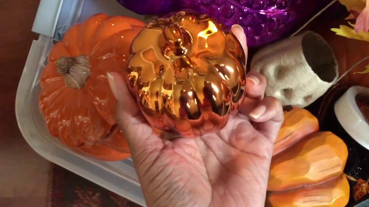 How I Store Fall Holiday Decor ~ by The Frugalnista!