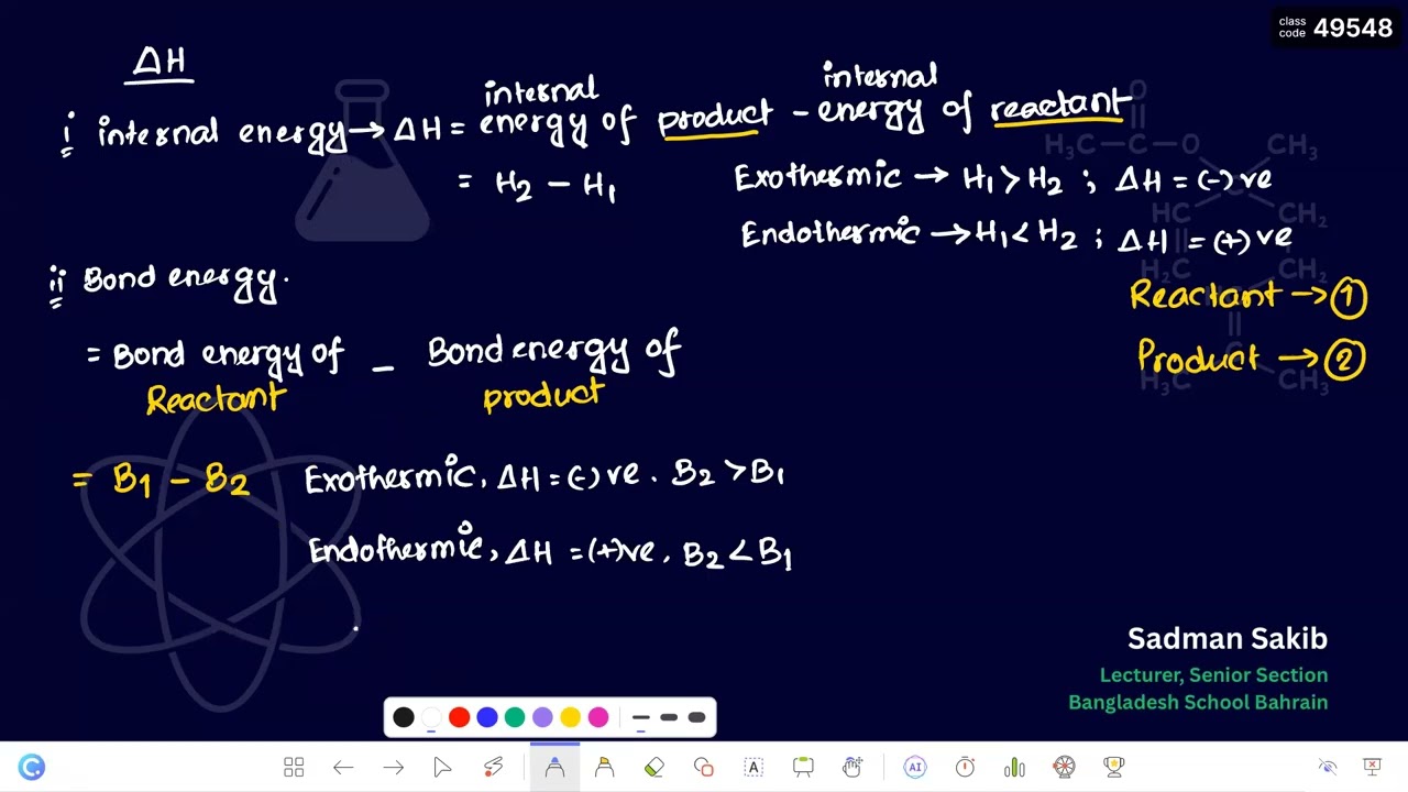 Calculation of Heat Change (ΔH) II Chemistry and Energy II SSC Chemistry