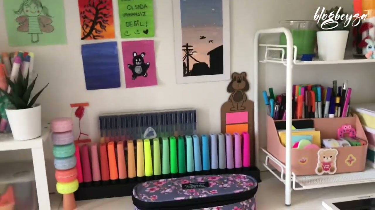 Kurs çantamı ve kalemliğimi hazırlıyorum | sürpriz sonlu😉 