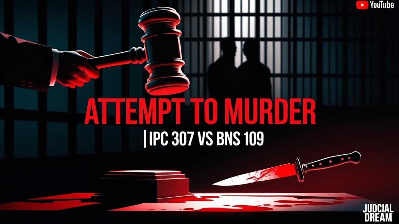 Section 307 IPC Explained | Attempt to Murder vs BNS 109 | Landmark Cases & Life Convict Twist! #law